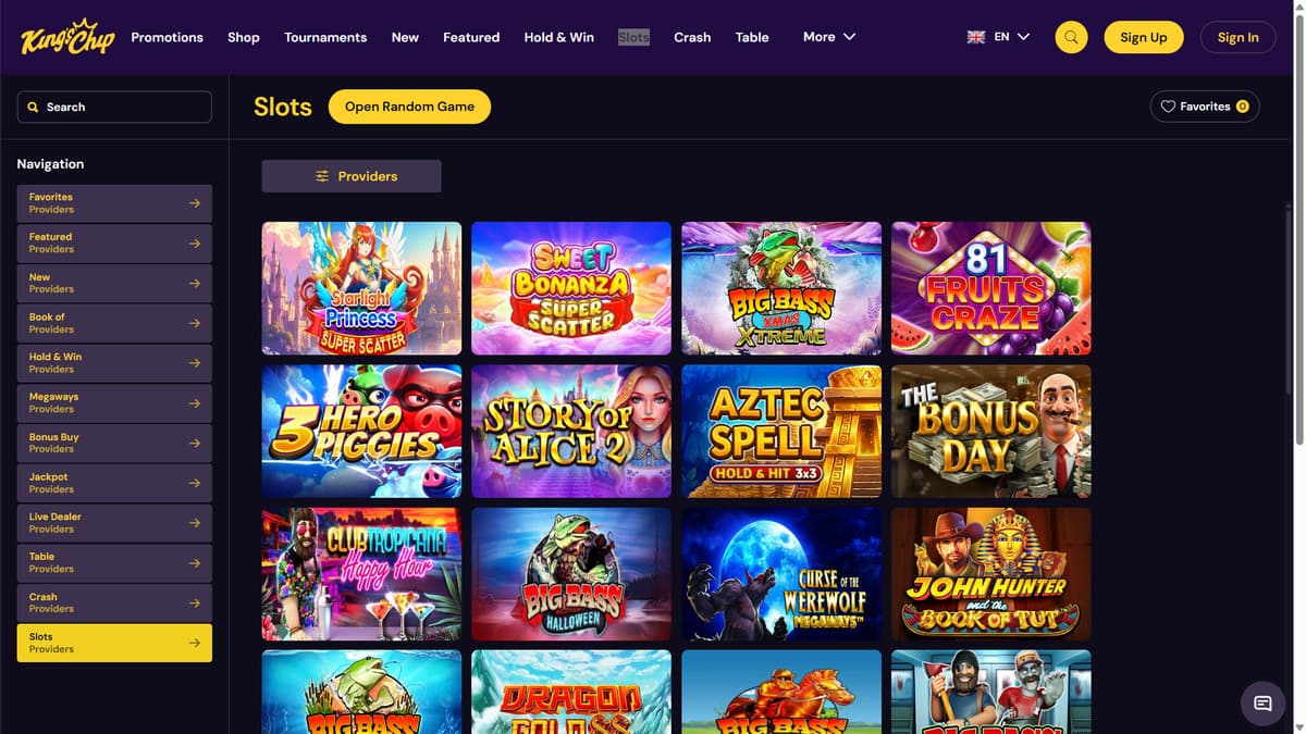 Slot machines Kings Chip Casino