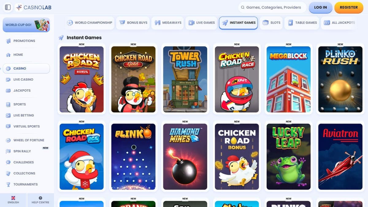 Instant games CasinoLab Casino