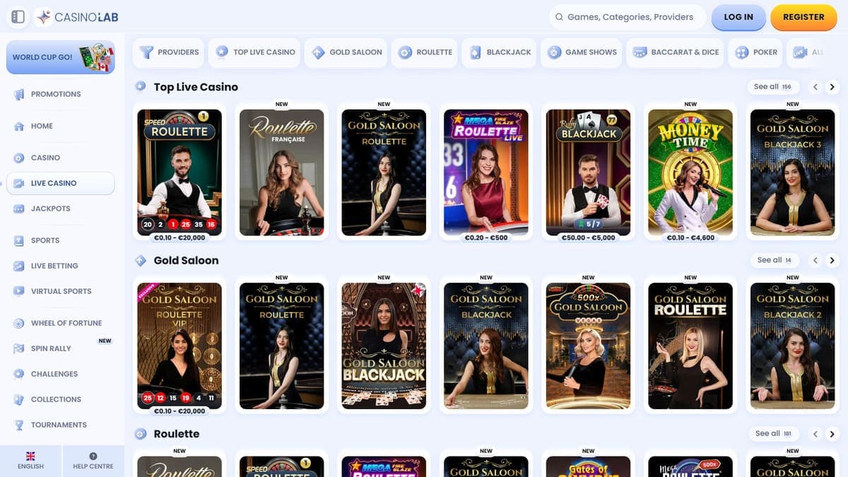 Live CasinoLab Casino