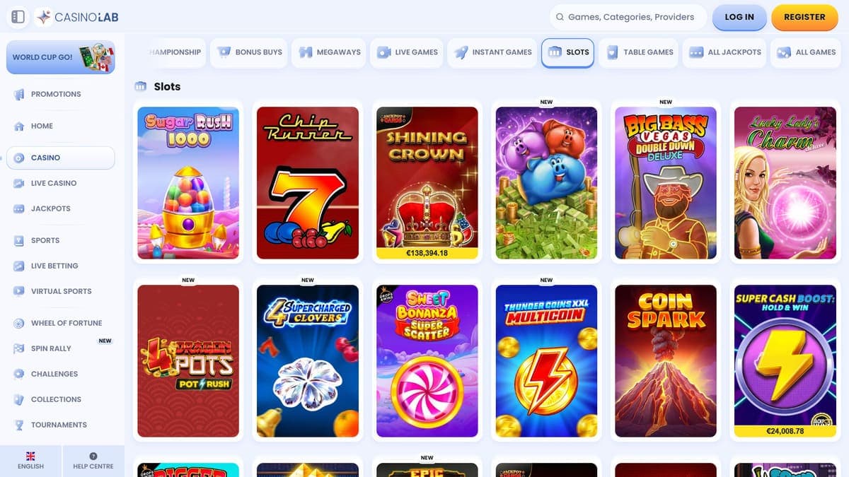 Slot machines CasinoLab Casino