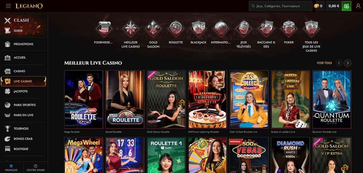 Live Legiano Casino