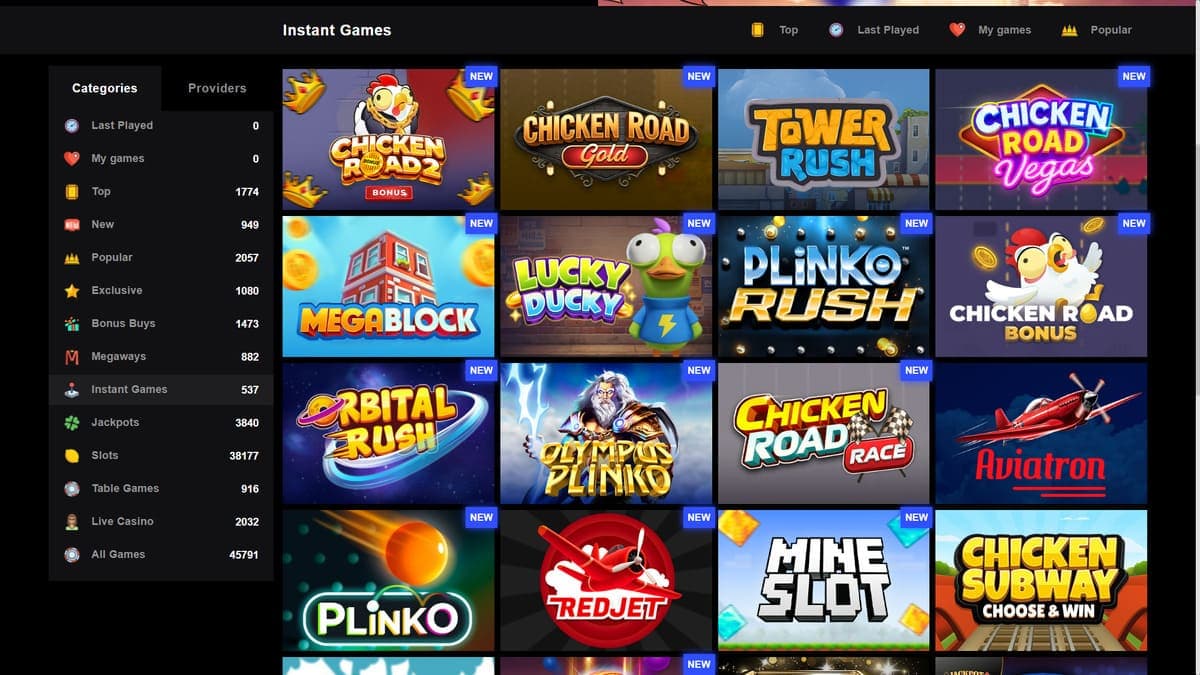 Instant games LibraBet Casino