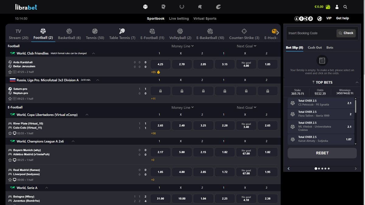 Sports betting LibraBet Casino