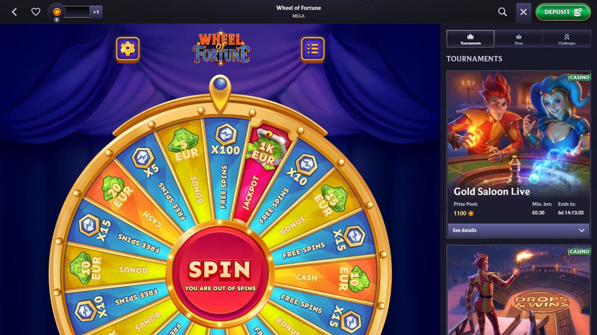 Wheel of fortune LolaJack Casino