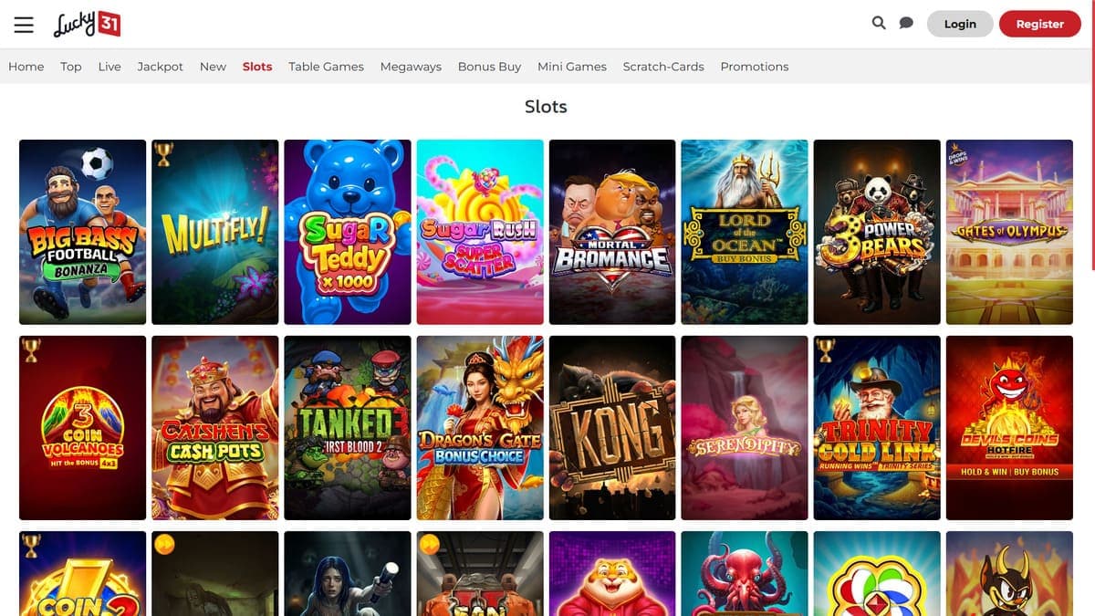 Slot machines Lucky 31 Casino