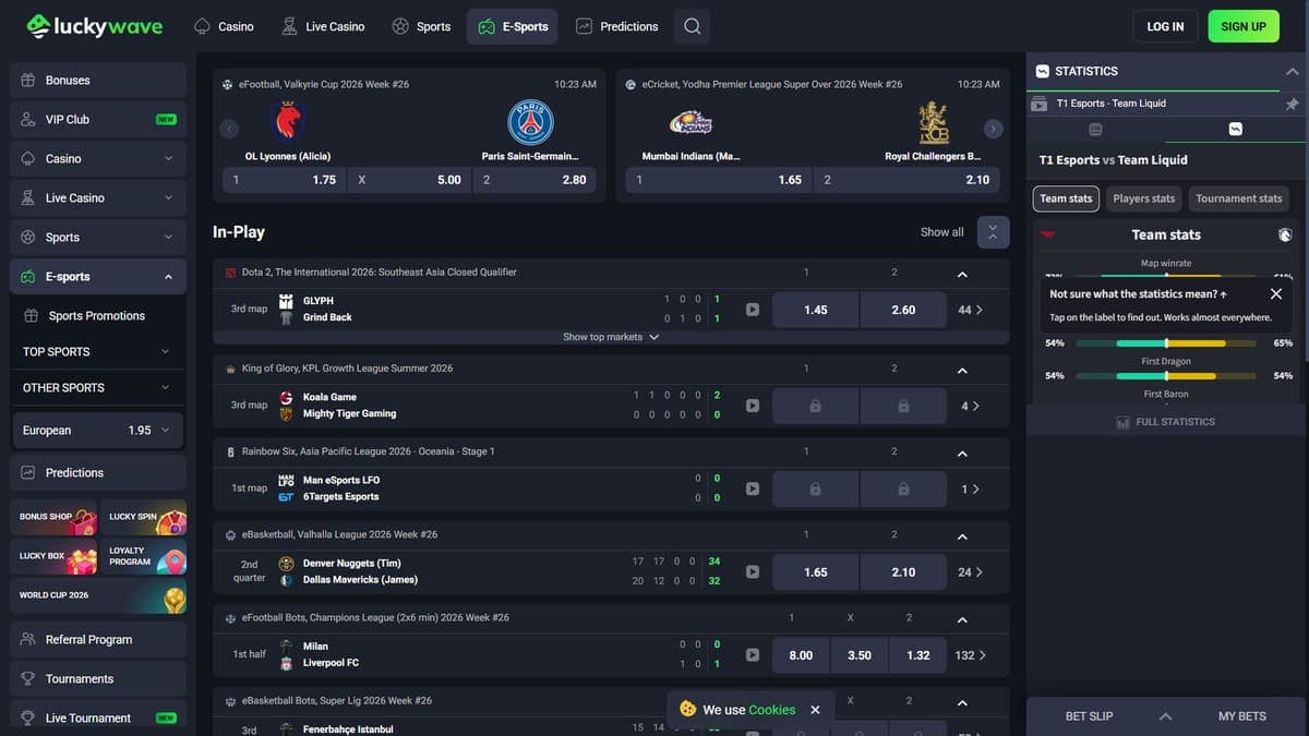 eSport Lucky Wave Casino