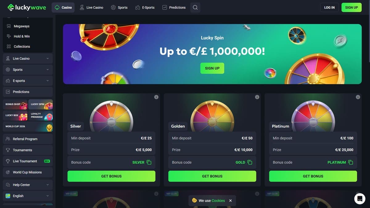 Lucky Spin Lucky Wave Casino