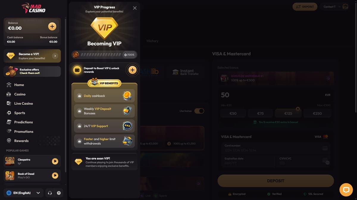 VIP club Mad Casino