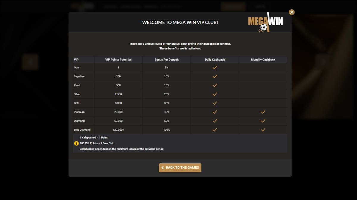 VIP Mega Win Casino