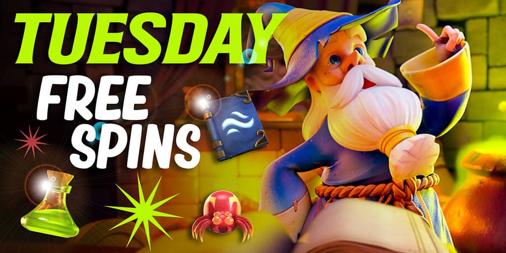 Tuesday free spins Merlin Casino