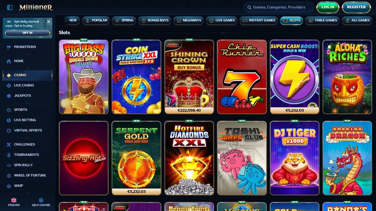 Slots Millioner Casino