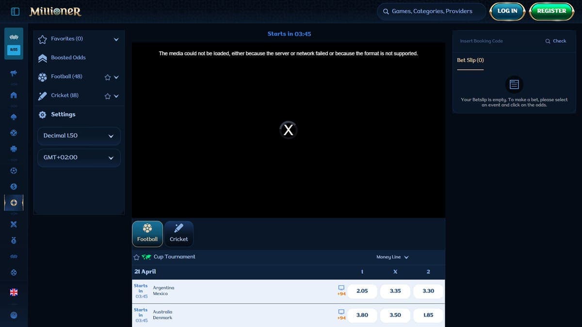 Virtual sports Millioner Casino