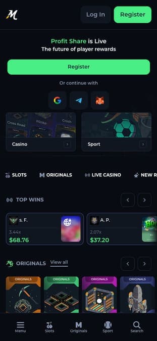 Minebit casino mobile