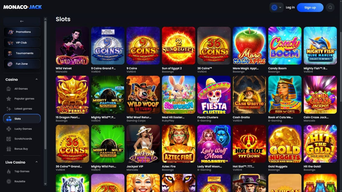 Slots Monaco Jack Casino
