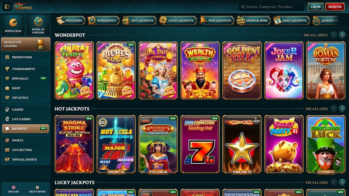 Jackpot My Empire Casino