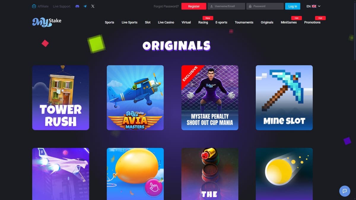 Originals MyStake Casino