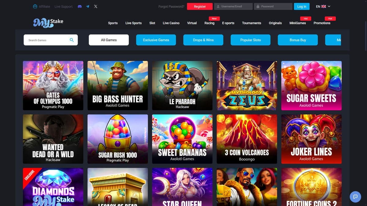 Slots MyStake Casino