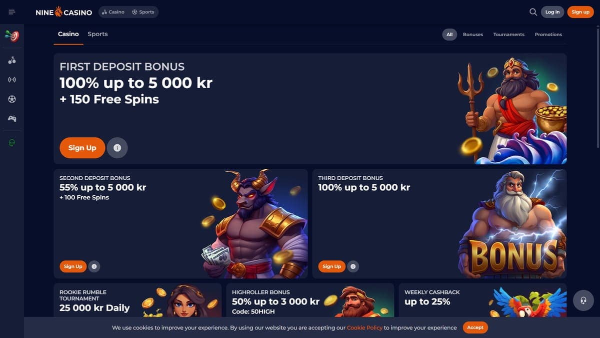 Other promos Nine Casino