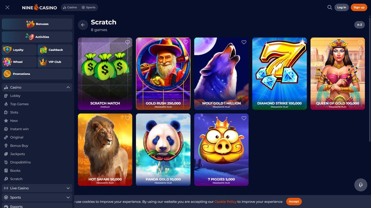 Scratch Nine Casino