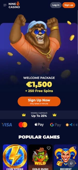 Ninecasino casino mobile
