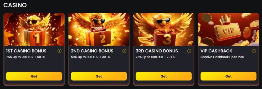 Welcome pack Nixbet Casino