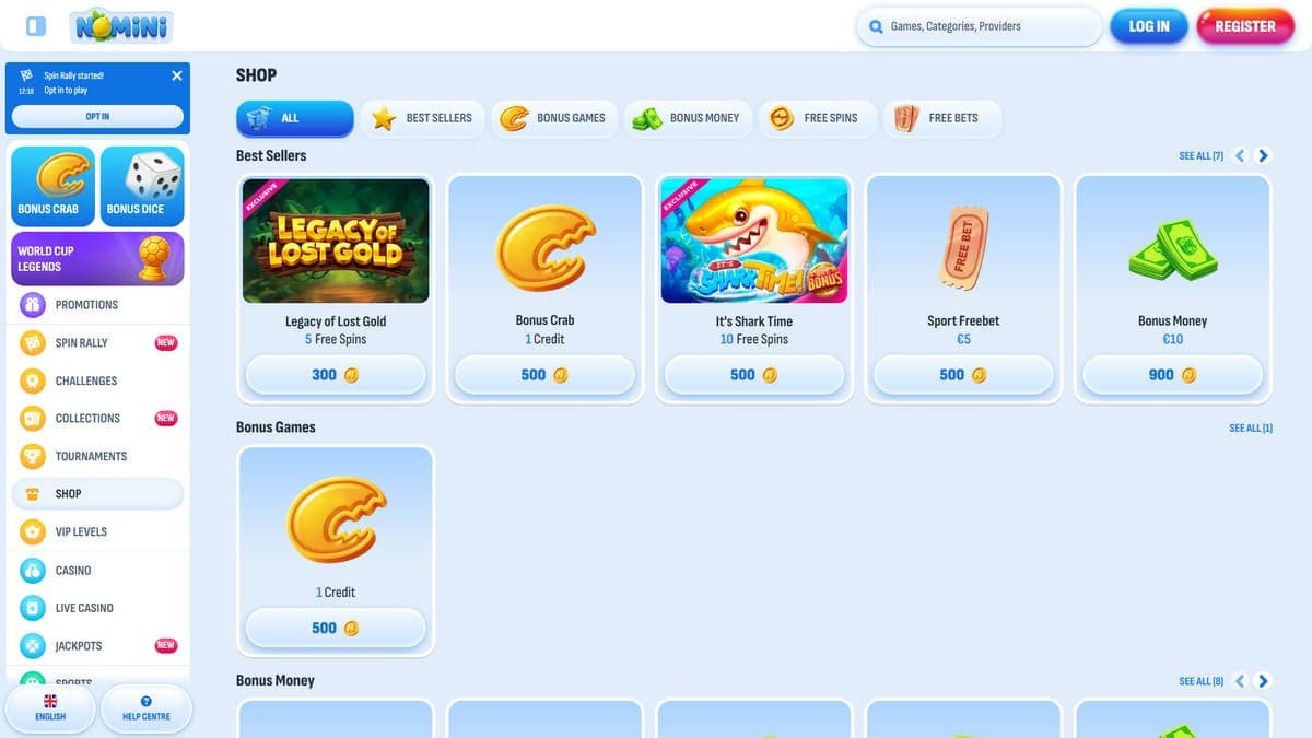Shop Nomini Casino