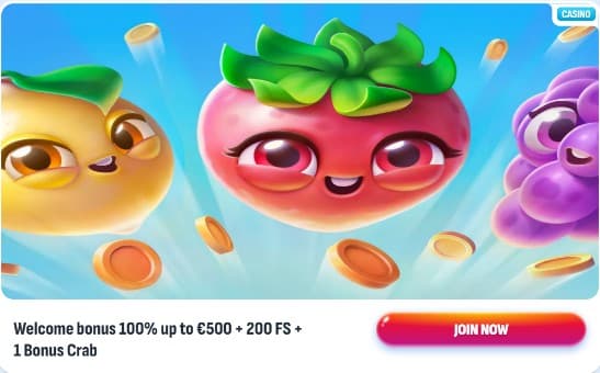 Welcome bonus Nomini Casino