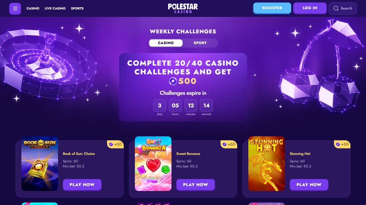 Challenges PoleStar Casino