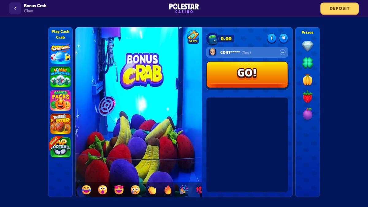 Bonus Crab PoleStar Casino