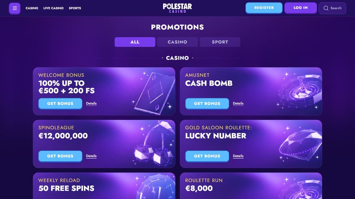 Promos PoleStar Casino