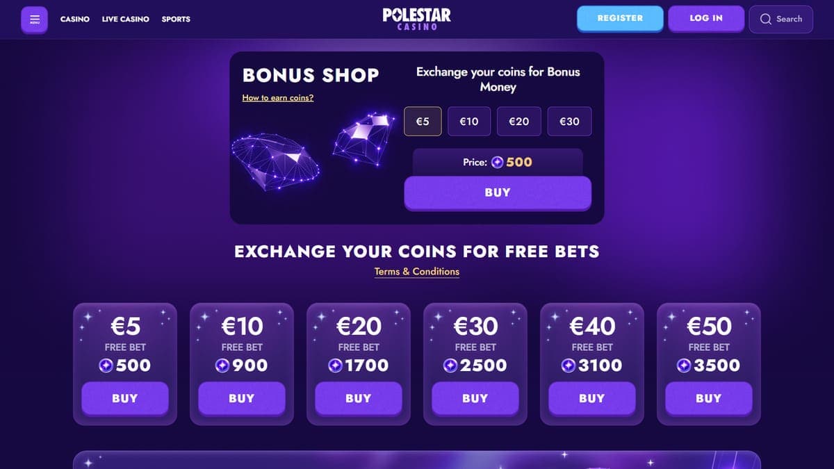 Shop PoleStar Casino