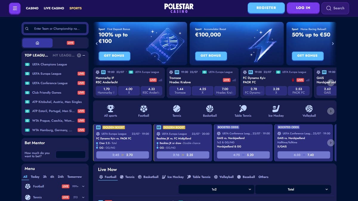 Sports PoleStar Casino