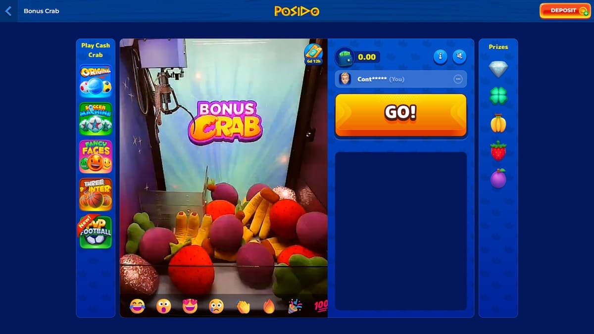 Crab bonus Posido