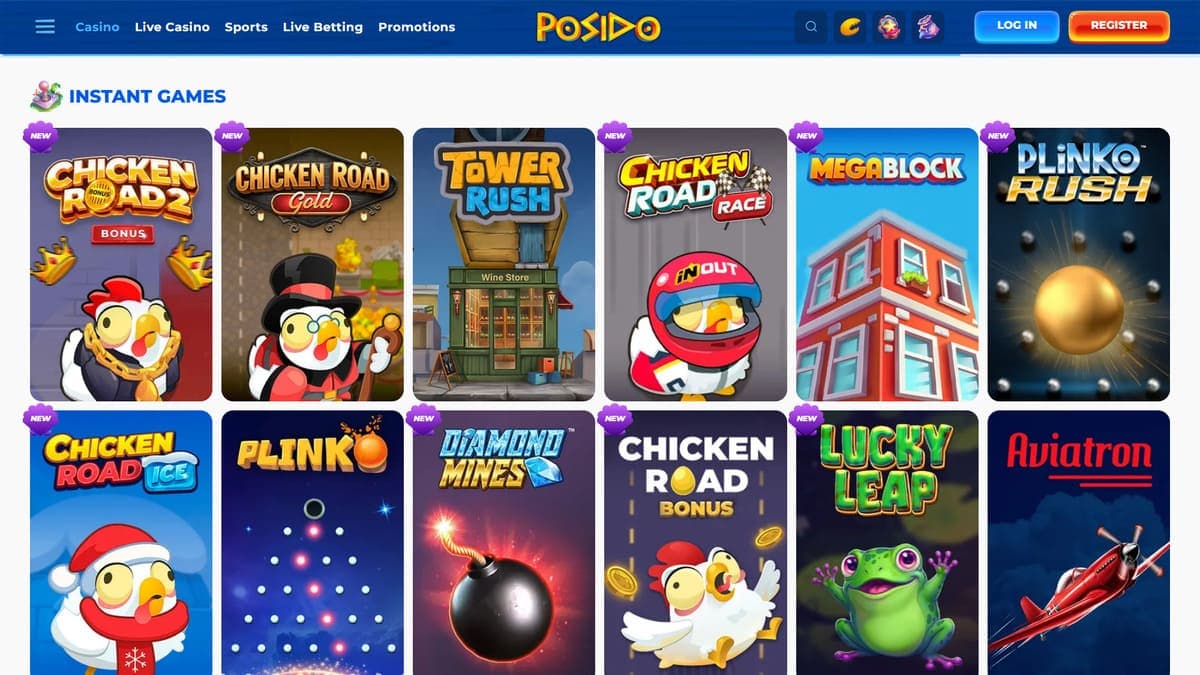 Instant games Posido