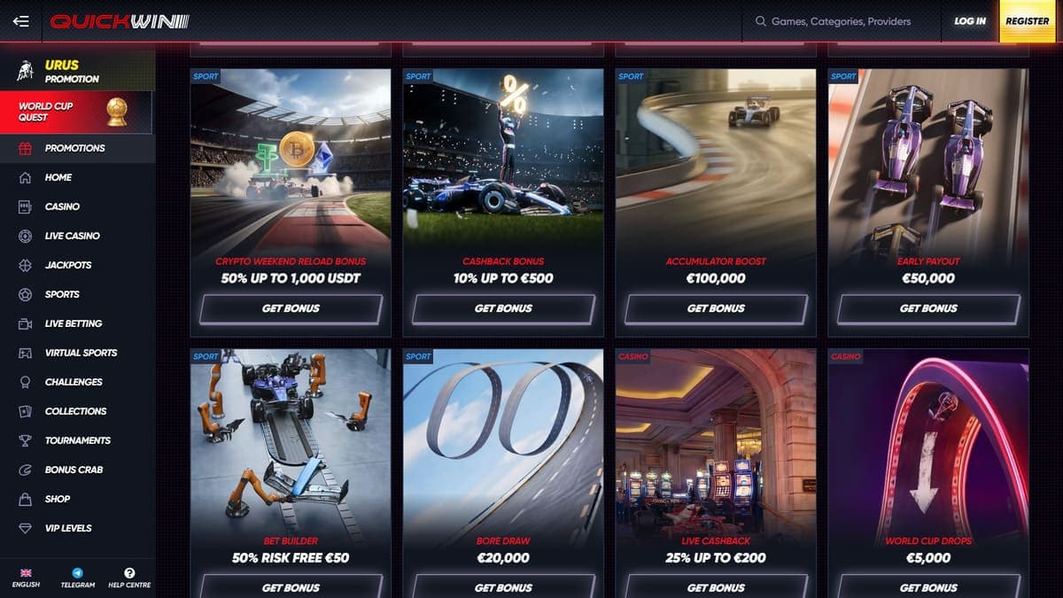 Promos Quickwin Casino