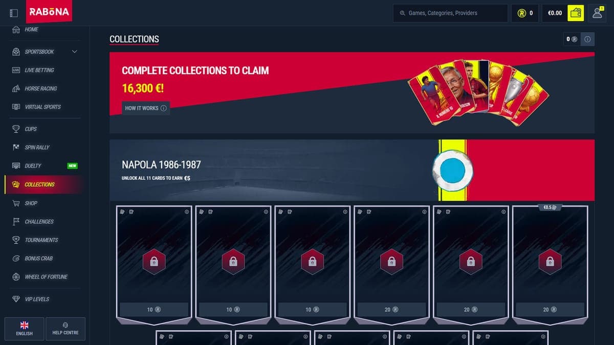 Collections Rabona Casino