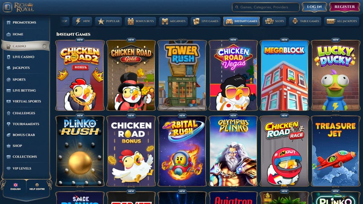 Online games RichRoyal Casino