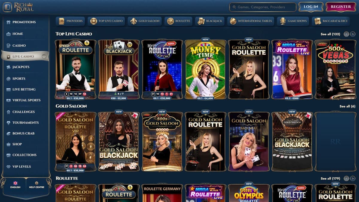 Best live RichRoyal Casino