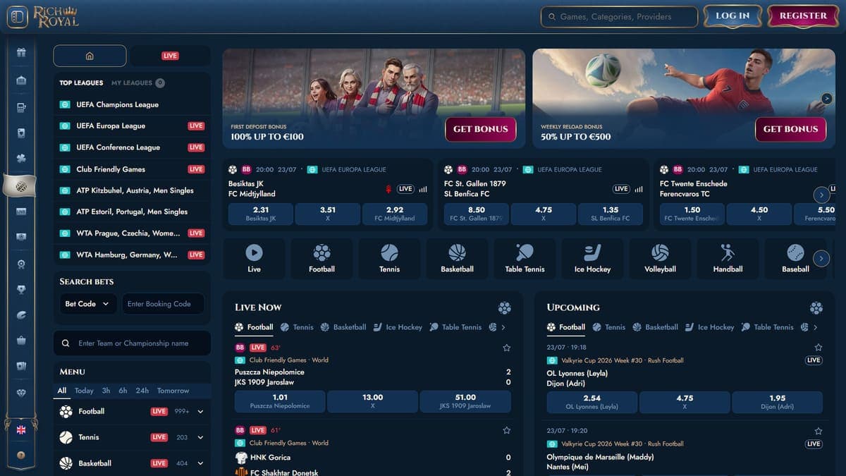 Best leagues RichRoyal Casino
