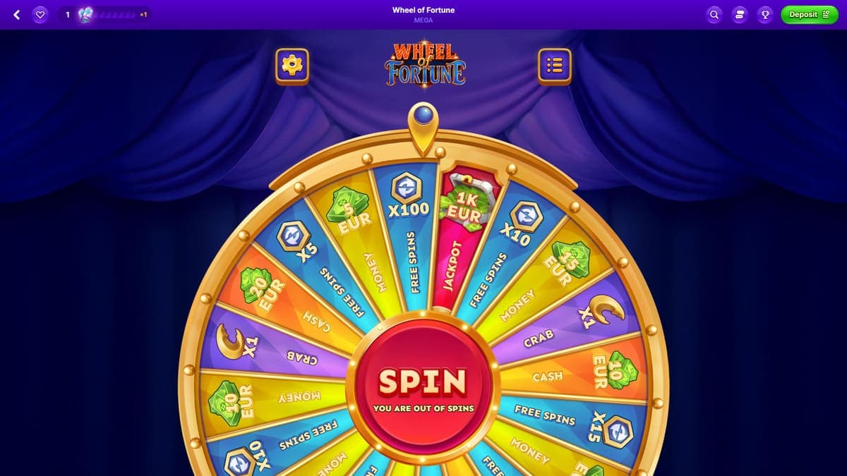 Wheel of fortune casino Robocat Casino