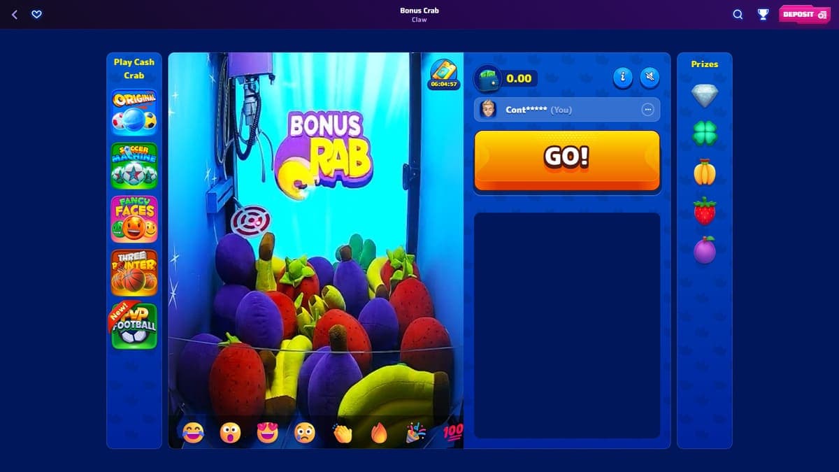 Bonus crab Roby Casino