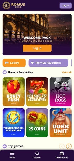 Romus casino mobile