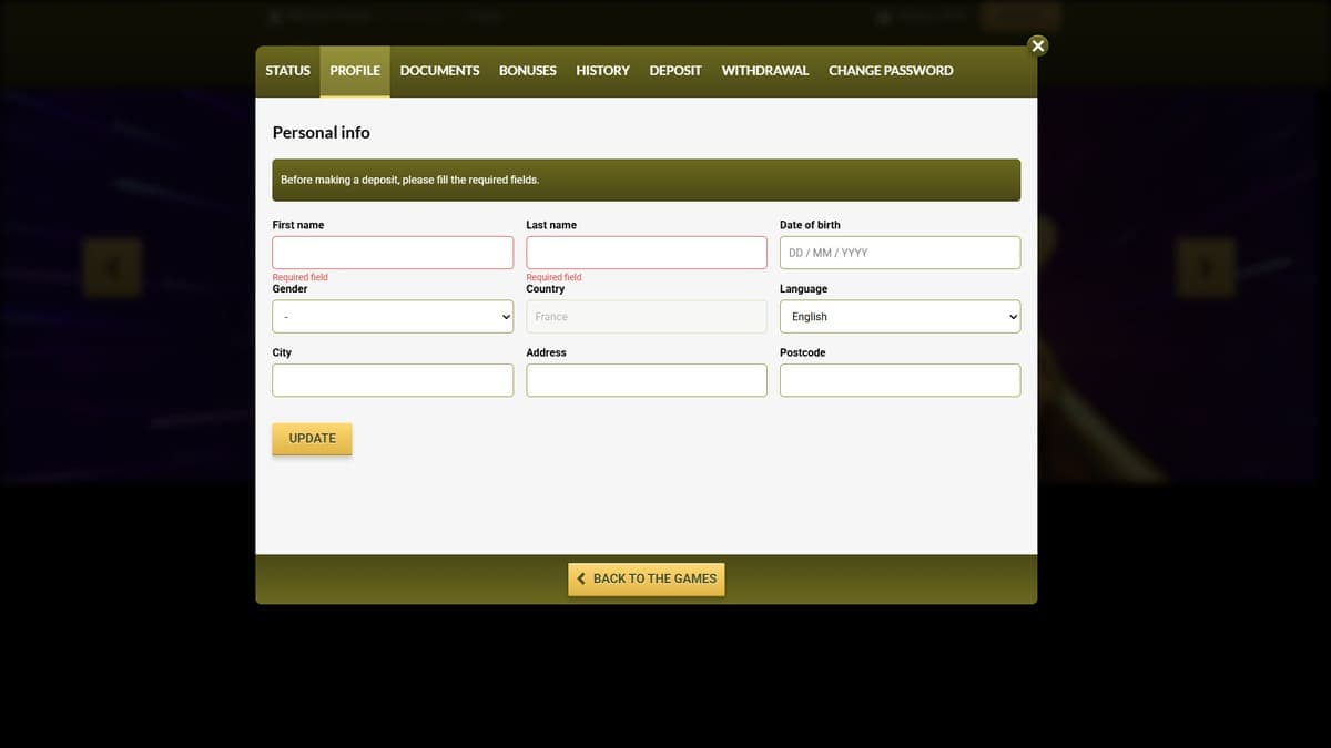 Withdrawal Royal Vincit Casino