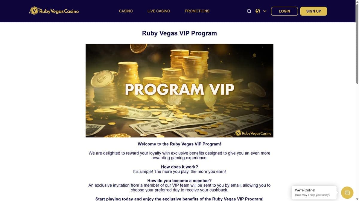 Mini games RubyVegas Casino
