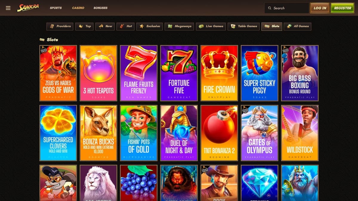 Machines à sous Sankra Casino