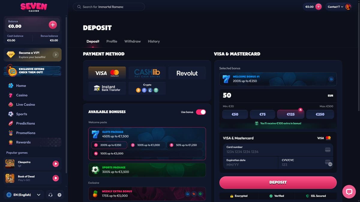 Deposit Seven Casino