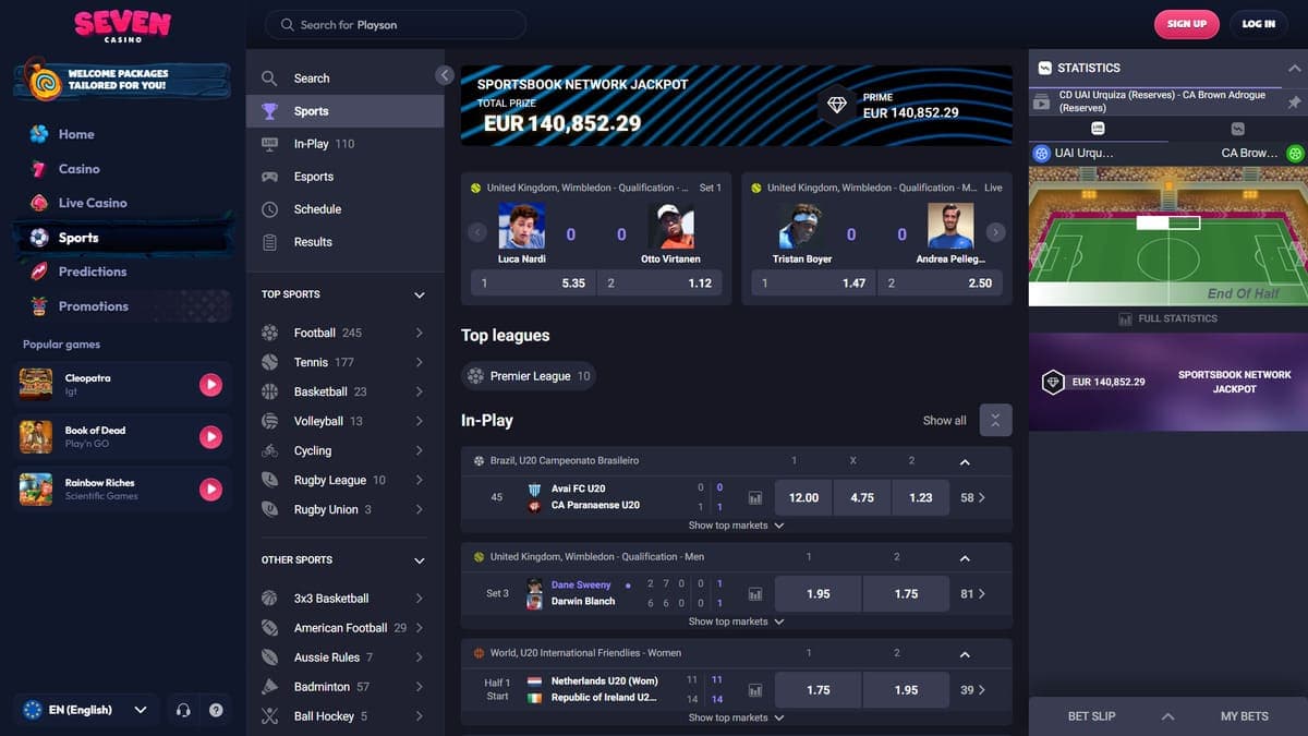 Sports betting Seven Casino