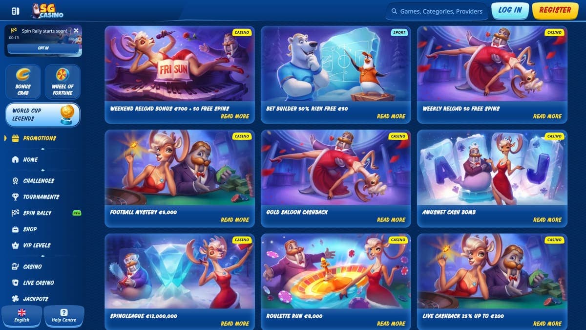 Promos SG Casino