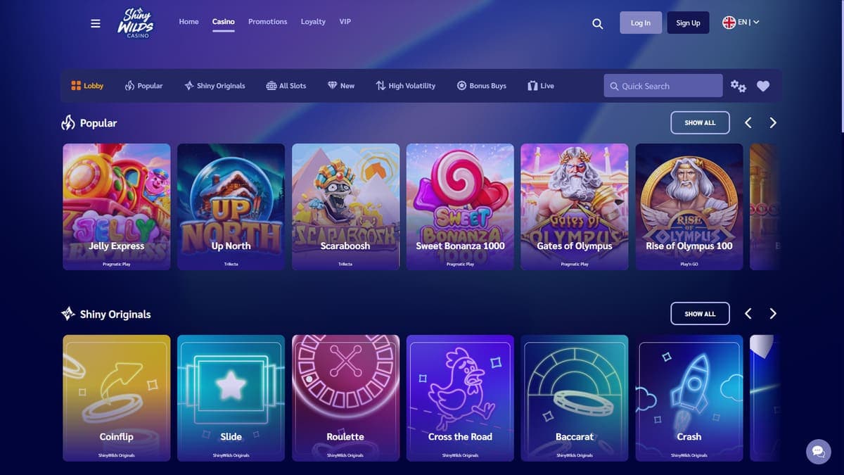 Slots Shiny Wilds Casino