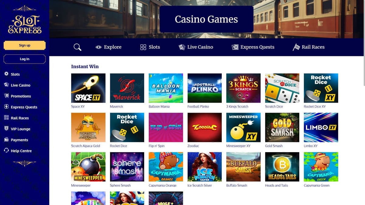 Instant games SlotExpress Casino